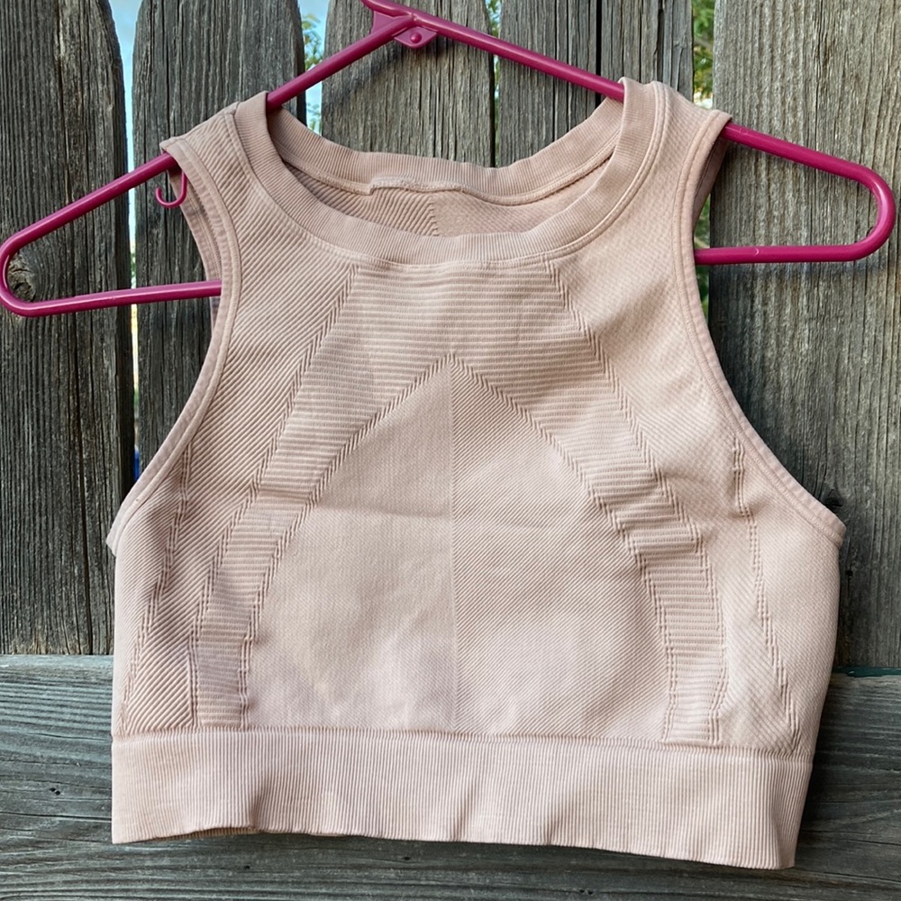 Nux Beige Crop Top